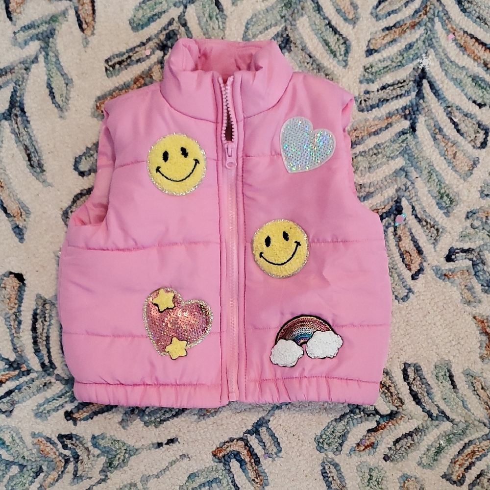 Derek Heart Pink Vest | Kids Size 5